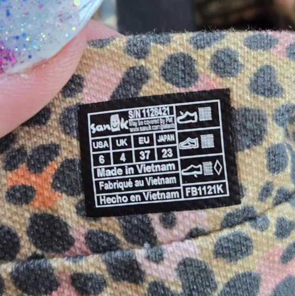 ​🐆 Sanuk Yoga Sling 2 Sandals - Leopard Print 🧘‍♀️ - Picture 3 of 4